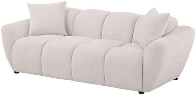 Coaster® Destino Greige Chenille Upholstered Splayed Arm Sofa-2