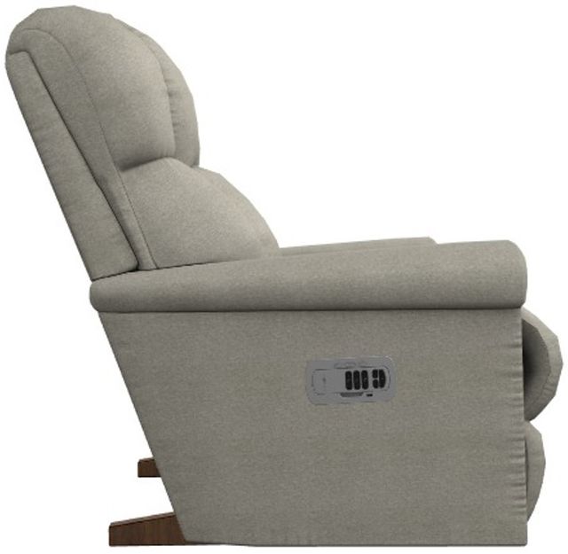 La-Z-Boy® Pinnacle Dove Power Rocking Recliner with Headrest-2