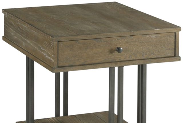 England Furniture Saddletree Brown Rectangular End Table-1