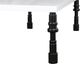 TOV Furniture Spindle White and Black Dining Table-3