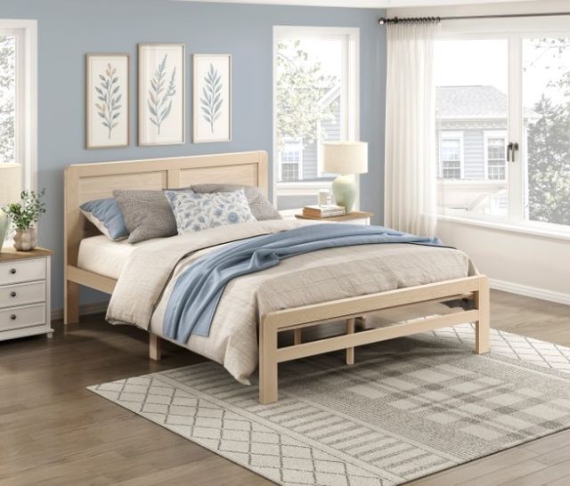 Homelegance® Carter Natural Queen Platform Bed-1