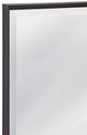 Bassett Mirror Sloan Matte Black Floor Mirror-1