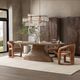 Classic Home Amra Sandstone Greige Oval Dining Table-1
