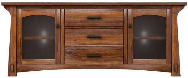 A-America® Eldora Saddle Brown Media Console-2