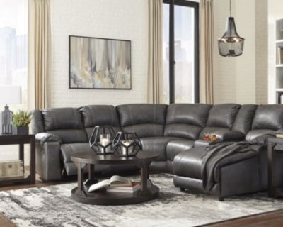 Signature Design by Ashley® Roskos Black/Gray 5'x7' Medium Area Rug-2