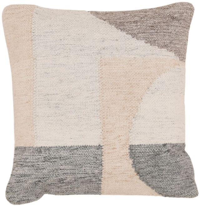 Dovetail Furniture Pavlos Gray Outdoor Pillow-0
