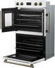 FORNO® Asti Alta Qualitia 30" White Double Electric Wall Oven-3