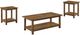 Coaster® Payne 3-Piece Distressed Brown Occasional Table Set-0