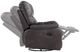 Emerald Home Jessie James Gray Manual Swivel Glider Recliner-5