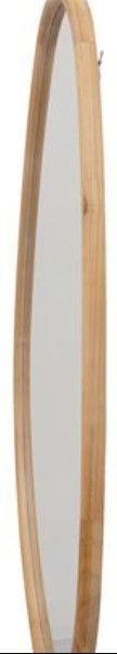 YHD Brown Ellipse Accent Mirror-3