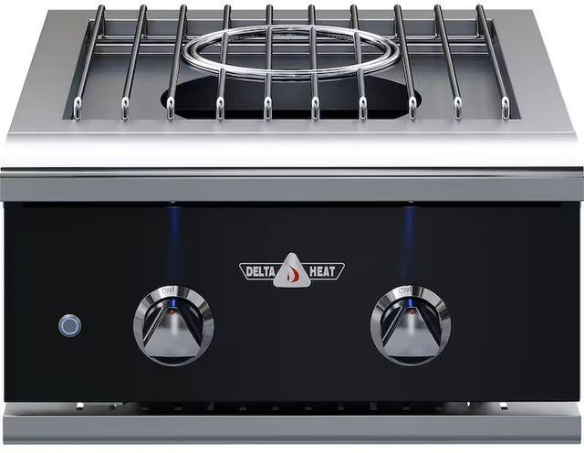 Delta Heat 22" Black Double Side Burner -0