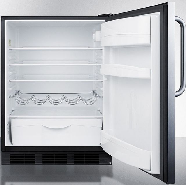 Summit® 5.5 Cu. Ft. Stainless Steel Under the Counter Refrigerator-2