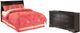 Signature Design by Ashley® Huey Vineyard 2-Piece Black Full Sleigh Headboard Set-0