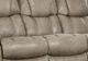 HomeStretch Daytona Mushroom Double Reclinning Sofa-1