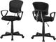 Monarch Specialties Inc. Black Mesh Juvenile Multi Position Office Chair-2