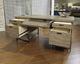 Aspenhome® Trellis Desert Brown Open Pedestal Desk-2