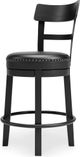 Signature Design by Ashley® Valebeck Black Counter Stool-2