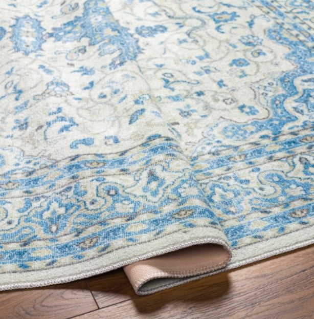 Surya Hera Blue 4'x6' Area Rug-3