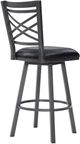 Armen Living Fargo Black/Mineral Counter Stool-3