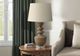 Monarch Specialties Inc. Brown Resin Table Lamp with Beige Shade-1