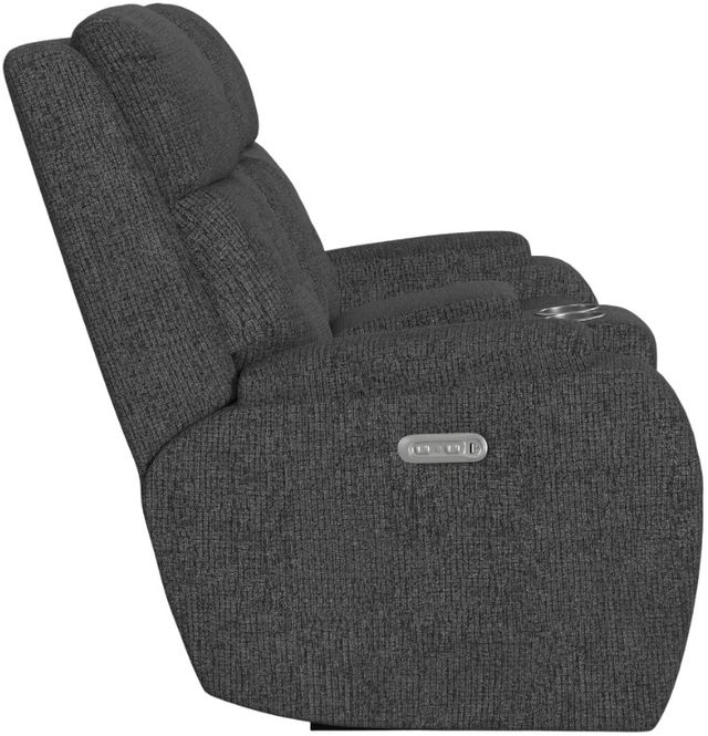 Flexsteel® Customizable Strait Power Reclining Loveseat with Console and Power Headrests-3