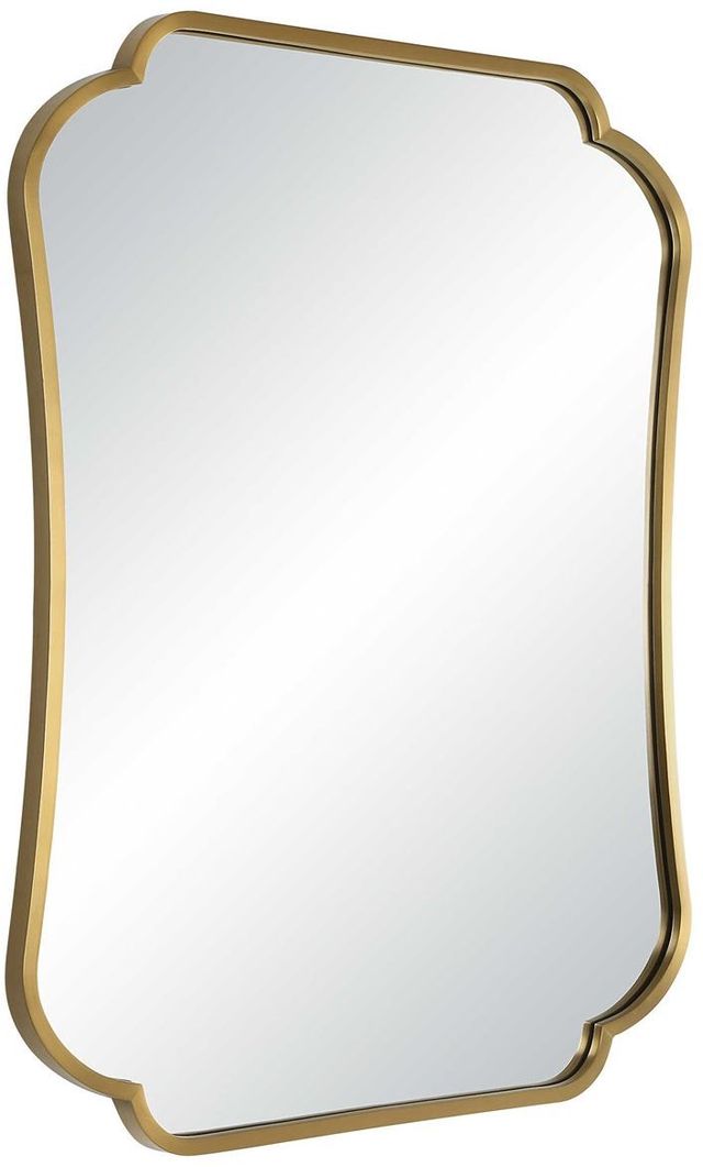 Uttermost® Athena Brushed Brass Mirror-3