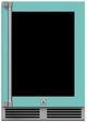 Hestan® 24" 5.2 Cu. Ft. Turquoise Outdoor Undercounter Refrigerator-0