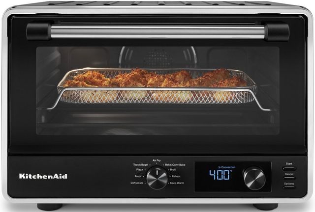 KitchenAid® 16" Matte Black Countertop Oven-2