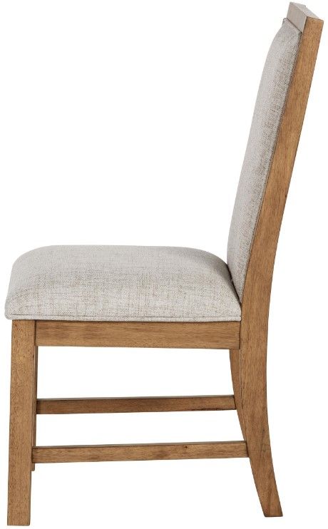 Coaster® Bruner Gray/Natural Brown Side Chair-3