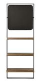 StyleCraft Natural Decorative Wall Shelf with Mirror-2