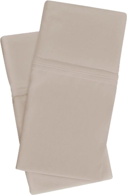 BEDGEAR® Dri-Tec® Performance® 2-Piece Medium Beige Queen Pillow Case Set-0