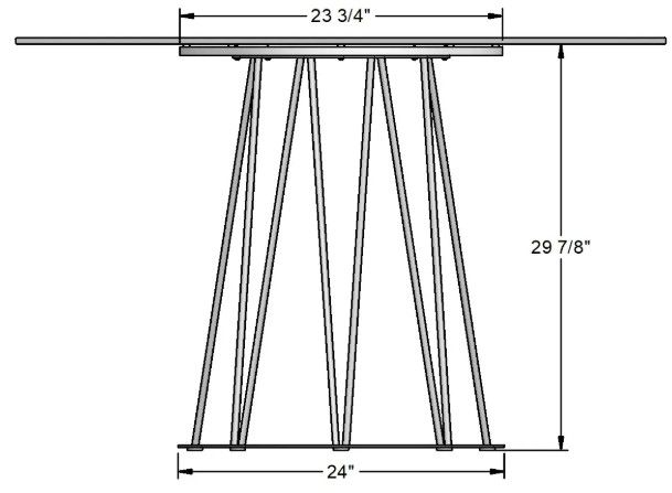 Amisco Customizable Calypso Round Dining Table-1