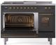 Ilve® Nostalgie II Series 48" Graphite Matte Pro Style Dual Fuel Range-2