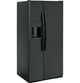 GE® 33" 23.0 Cu. Ft. Black Side-by-Side Refrigerator-4
