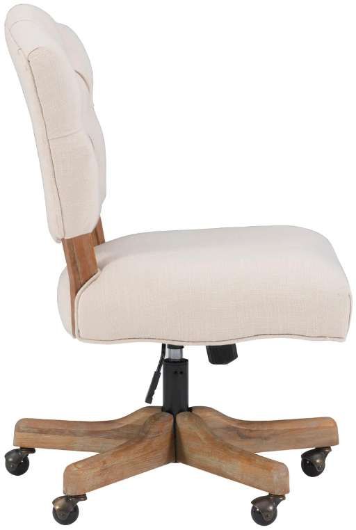 Linon Katie White Office Chair-4