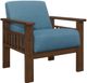 Mazin Furniture Helena Blue Upholstered Storage Accent Chair-0
