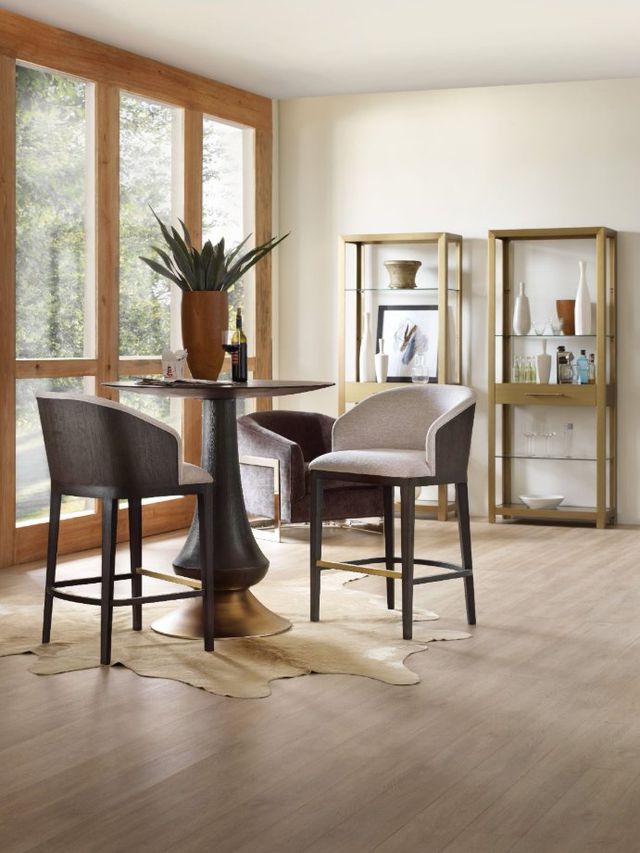 Hooker® Furniture Curata Midnight/Montlieu Opal Upholstered Bar Stool-1