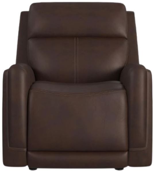 Flexsteel® Alister Burnt Umber Power Gliding Recliner with Power Headrest and Lumbar-3