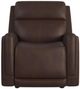 Flexsteel® Alister Burnt Umber Power Gliding Recliner with Power Headrest and Lumbar-3