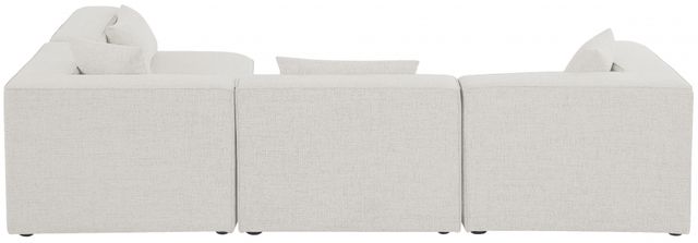 Meridian Furniture Cube 4-Piece Cream Upholstered Modular Sectional-3