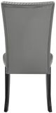 New Classic® Home Furnishings Lyra 2-Piece Gray Upholstered Dining Side Chair-4