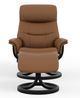 Fjords® Classic Comfort Anne Small Swivel Recliner with Footstool-1
