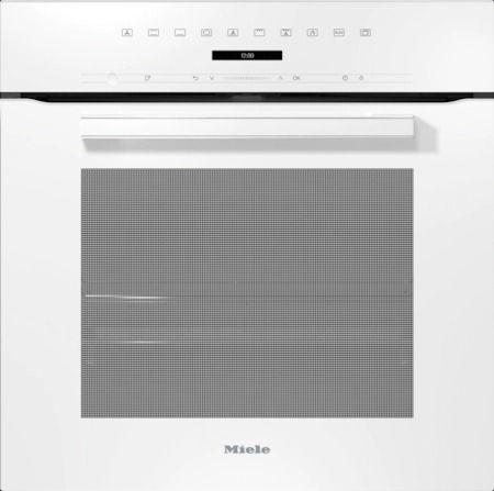 Miele 24" Brilliant White Single Electric Wall Oven -0