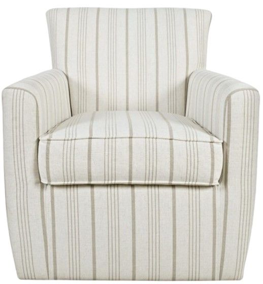 Jofran Inc. Blakely Beige Swivel Accent Chair-2