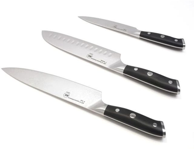 Thor Kitchen® 3-Piece Stainless Steel Japanese Damascus Steel Knife Set-2