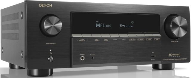 Denon® Black 7.2 Channel Home Theater Receiver Powered by HEOS™-1