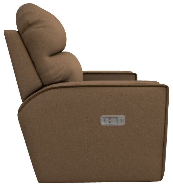 La-Z-Boy® Maddox Camel Power Reclining Chair and a Half with Headrest-2