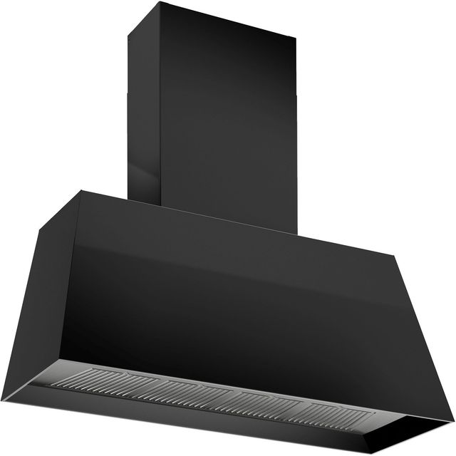 Bertazzoni Master Series 48" Matte Black Contemporary Wall Mounted Range Hood-0