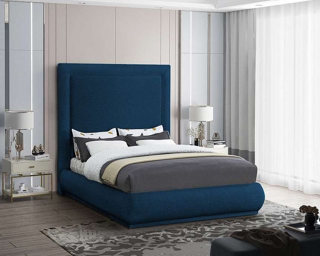 Meridian Furniture Brooke Navy King Bed-3