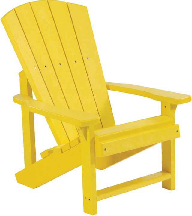 C.R. Plastic Generation Line Yellow Kids Adirondack-0